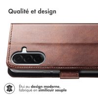 imoshion Étui de télephone portefeuille de luxe Samsung Galaxy A36 - Marron foncé