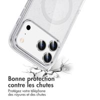 imoshion Coque Pailletée avec MagSafe Apple iPhone 17 Pro Max - Transparent