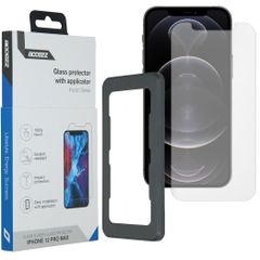 Accezz Protection d'écran en verre trempé Glass + Applicateur Apple iPhone 12 Pro Max