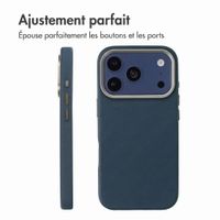 Accezz Coque arrière Mesh avec MagSafe Apple iPhone 17 Pro - Bleu foncé