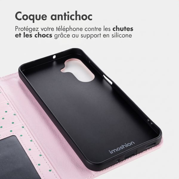 imoshion Étui de télephone portefeuille Design Samsung Galaxy A57 (5G) - Happy Dots