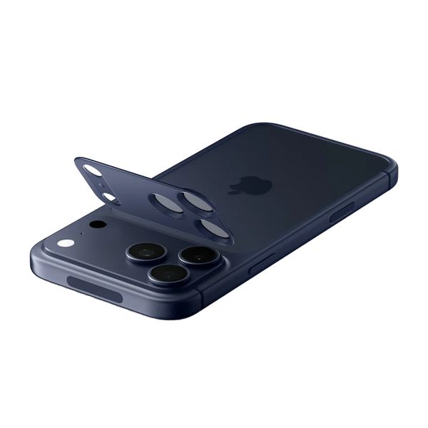 Spigen GLAStR EZ Fit Optik protection caméra pour Apple iPhone 17 Pro Max - Blue