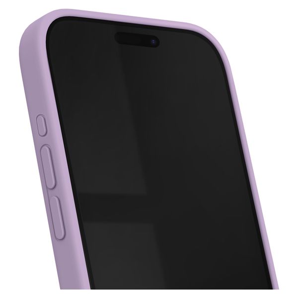 iDeal of Sweden Coque en silicone avec MagSafe Apple iPhone 15 Pro - Lavender Milk