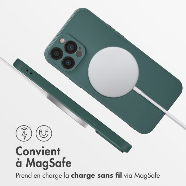 imoshion Coque Couleur avec MagSafe Apple iPhone 13 Pro Max - Vert foncé