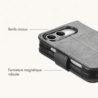 imoshion Étui de télephone portefeuille de luxe Apple iPhone Duo - Noir