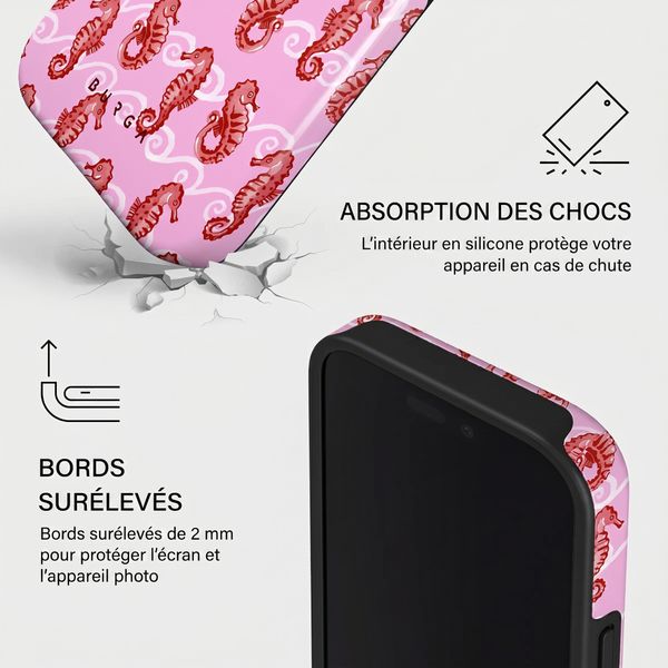 Burga Coque Tough MagSafe Apple iPhone 16 Pro - Coral Reef