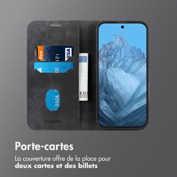 imoshion Étui de téléphone portefeuille Slim Google Pixel 10 / 10 Pro - Noir