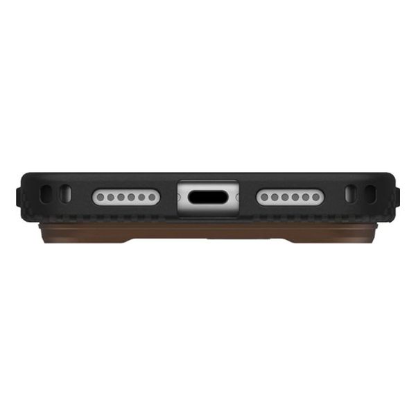UAG Coque arrière Fibr Armr MagSafe Kevlar Apple iPhone 17 Pro - Graphite / Bronze