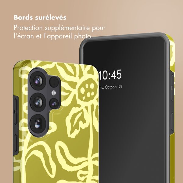 Selencia Coque arrière Vivid avec MagSafe Samsung Galaxy S26 Ultra - Chalky Bloom