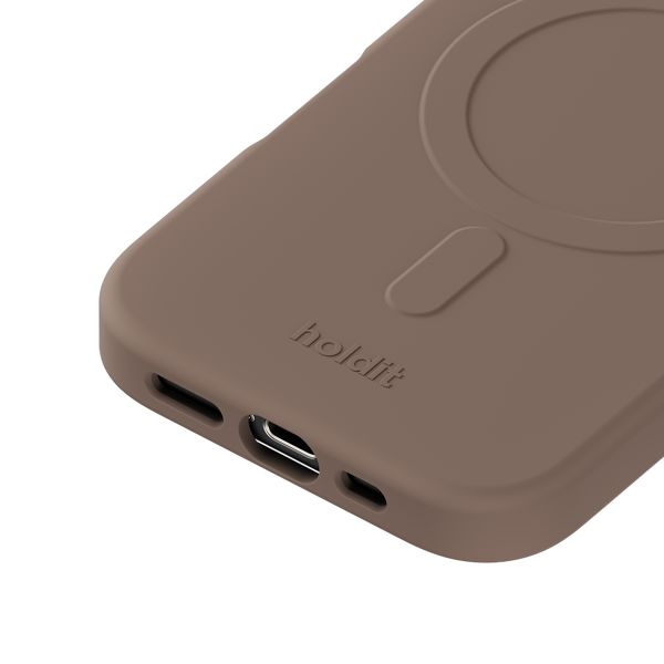 Holdit Coque MagSafe Apple iPhone 16 Pro - Mocha Brown
