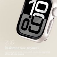 imoshion Coque rigide à couverture complète Apple Watch 10 / 11 - 42 mm - Starlight