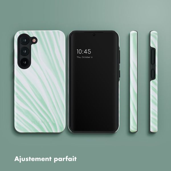 Selencia Coque arrière Vivid Samsung Galaxy S23 - Nature Grayed Jade
