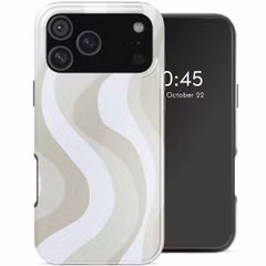 Selencia Coque arrière Vivid avec MagSafe Apple iPhone 18 Pro Max / 17 Pro Max - Desert Waves Beige