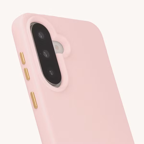 Selencia Coque arrière Rivièra avec MagSafe avec crochets amovibles Samsung Galaxy A37 (5G) - Sorbet Pink