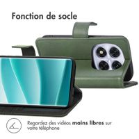 imoshion Étui de télephone portefeuille de luxe Xiaomi Redmi Note 14 Pro (5G) - Vert