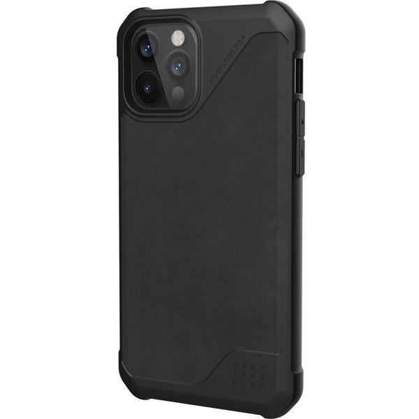 UAG Coque Metropolis LT Apple iPhone 12 (Pro) - Leather Black