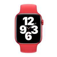 Apple Bracelet Boucle unique en Silicone Apple Watch | 38/40/41/42 mm - Taille 8 - (Product) Red