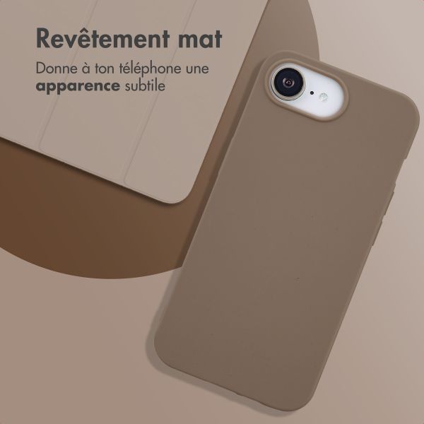 imoshion Coque Couleur Apple iPhone 17e / 16e - Marron