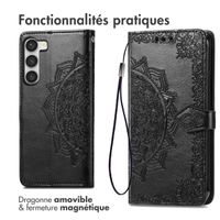 imoshion Etui de télephone Mandala Samsung Galaxy S23 - Noir