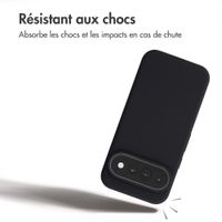 Accezz Coque Liquid Silicone avec MagSafe Google Pixel 11 / 11 Pro / 10 / 10 Pro - Noir