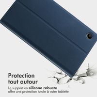 Accezz Coque tablette Classic Samsung Galaxy Tab A11 Plus - Bleu foncé