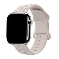 imoshion Bracelet en silicone imprimé léopard Apple Watch | 38/40/41/42 mm - Lumière stellaire