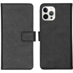 imoshion Étui de télephone portefeuille de luxe Apple iPhone 12 Pro Max - Noir