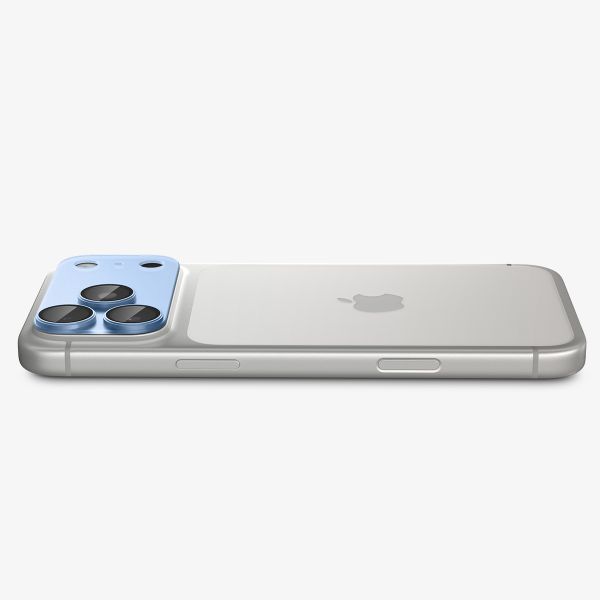 Spigen Optik Pro XL - pack de 1 Apple iPhone 18 Pro - Light Blue
