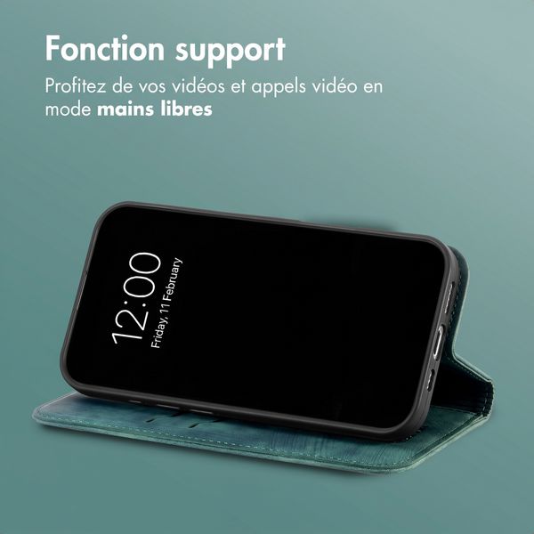 imoshion Étui de téléphone portefeuille Slim Oppo Reno 16 / 16 Pro - Vert