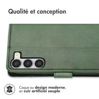 imoshion Étui de télephone portefeuille de luxe Samsung Galaxy S23 - Vert