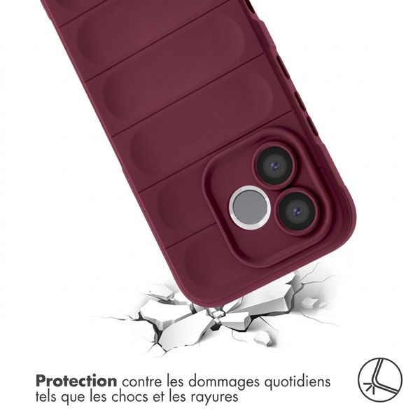 imoshion EasyGrip Backcover Honor 600 Lite - Aubergine