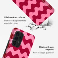 Selencia Coque arrière Vivid Samsung Galaxy A53 - Wave Vibes Lipstick