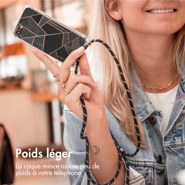 imoshion Coque Design avec cordon Apple iPhone 14 Plus - Black Graphic