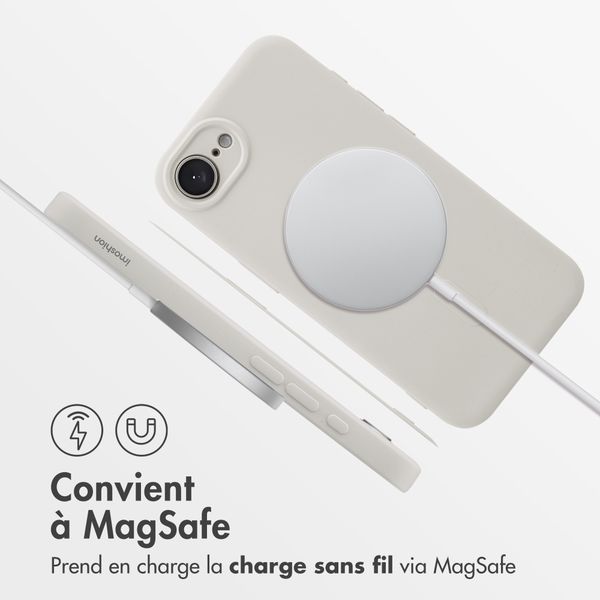 imoshion Coque Couleur avec MagSafe Apple iPhone 17e / 16e - Beige