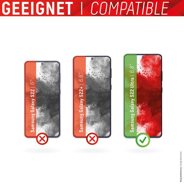 Displex Protection d'écran en verre trempé Real Glass Samsung Galaxy S22 Ultra