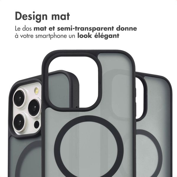 imoshion Coque Color Guard avec MagSafe Apple iPhone 15 Pro - Noir