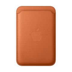 Apple FineWoven Wallet MagSafe avec la fonction 'Localiser' - Fox Orange