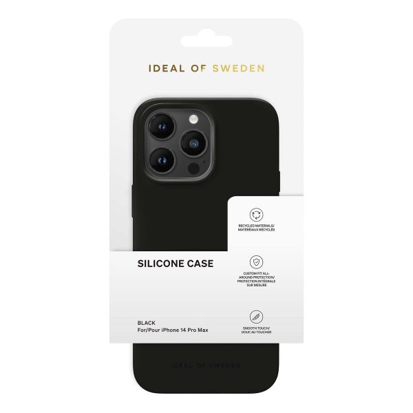 iDeal of Sweden Coque Silicone Apple iPhone 14 Pro Max - Noir