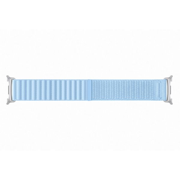 Samsung Bracelet en tissu original Samsung Galaxy Watch 9 (40/44mm) / Watch 8 (40/44mm) / Classic (46mm) - Taille M/L - Bleu