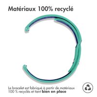 imoshion Bracelet sport en silicone  - Connexion universelle 18 mm - Turquoise & Blue