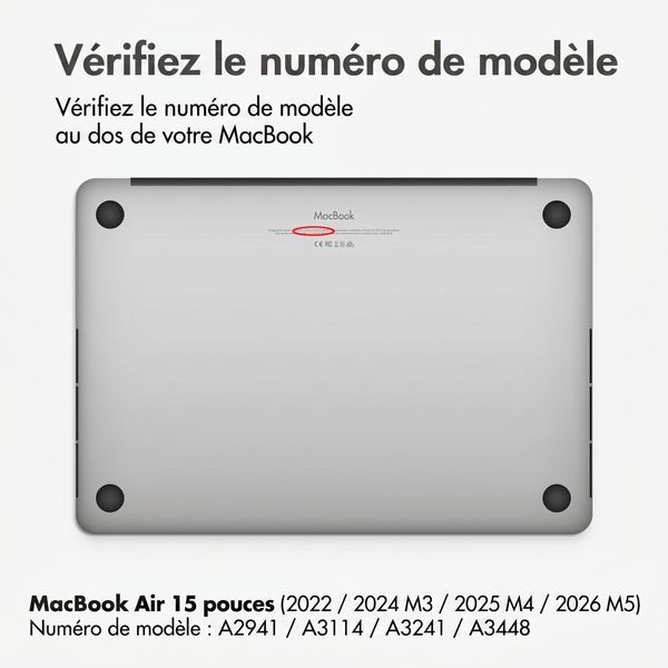 UAG Coque Laptop Essential Armor Apple MacBook Air 15 pouces (2023 / 2024 M3 / 2025 M4 / 2026 M5) - Ice
