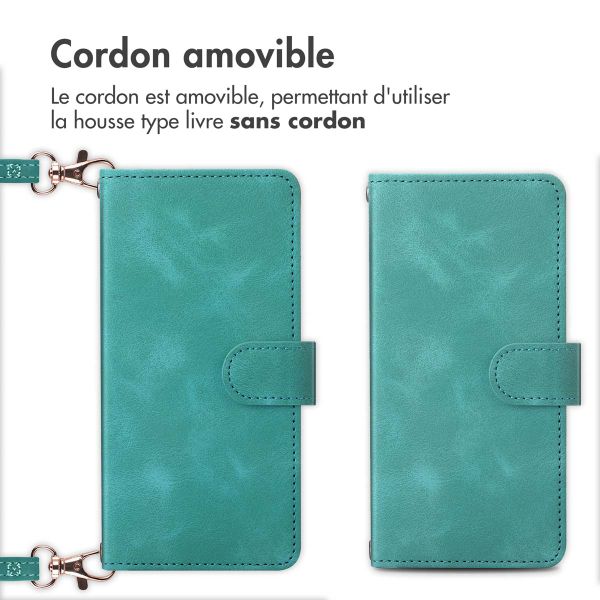 imoshion Etui de télephone portefeuille avec cordon Samsung Galaxy A53 - Turquoise