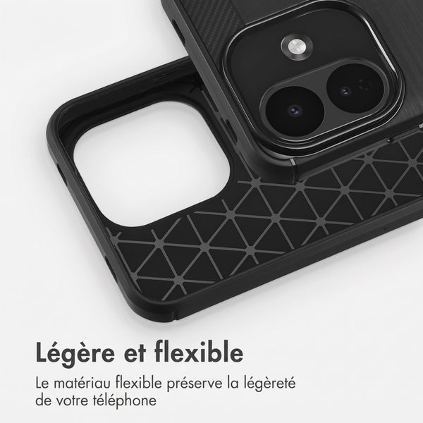 imoshion Coque Brushed Xiaomi Redmi Note 17 Pro - Noir