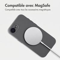 Accezz Coque Grip avec MagSafe Apple iPhone 17e / 16e - Gris