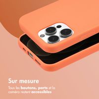 imoshion Coque Couleur Apple iPhone 12 (Pro) - Apricot Crush Orange
