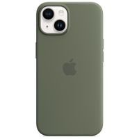 Apple Coque en silicone MagSafe Apple iPhone 14 - Olive