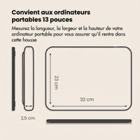 imoshion Pochette ordinateur avec compartiment 13 pouces - Candy Pink