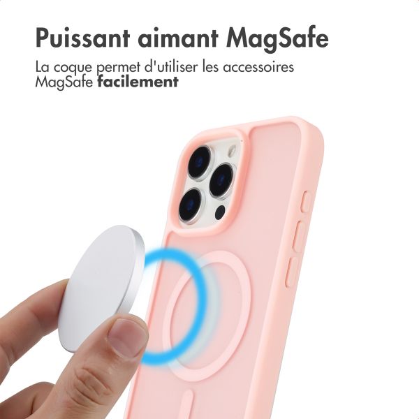 imoshion Coque Color Guard avec MagSafe Apple iPhone 16 Pro Max - Rose clair