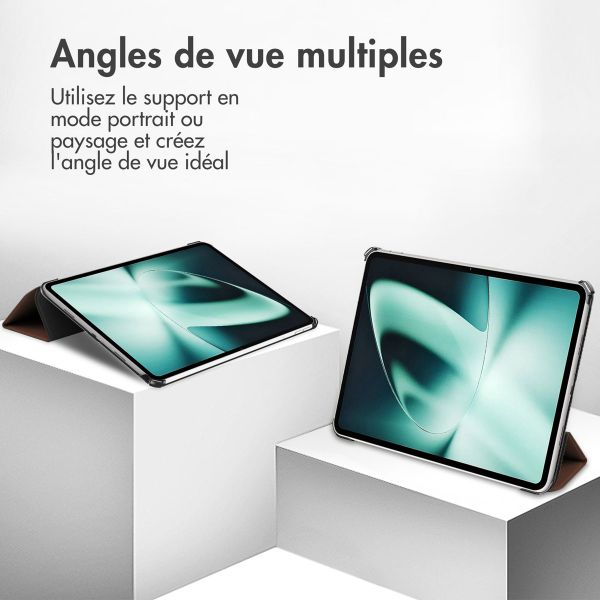 imoshion Coque tablette Trifold OnePlus Pad - Marron