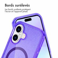 imoshion Coque Pailletée avec MagSafe Apple iPhone 17 - Violet
